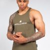 Carter stretch tank top- Army Green