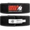 Gorilla Wear 4 Inch Leather Lever Belt – Black