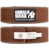 Gorilla Wear 4 Inch Leather Lever Belt – Brown